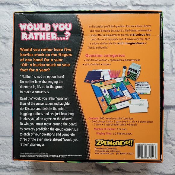 Would You Rather? Board Game - Picture 2 of 5